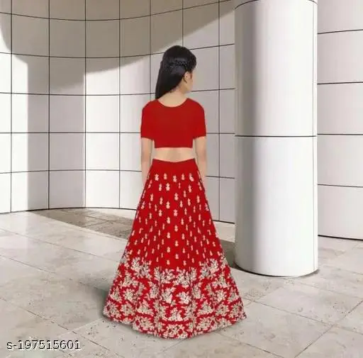 Multicolor can elegant dance ruffled lenghas - Image 2