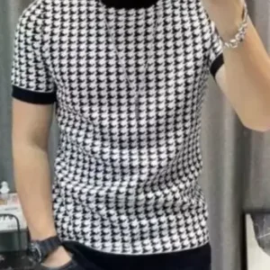 Printed Men Black T-Shirt